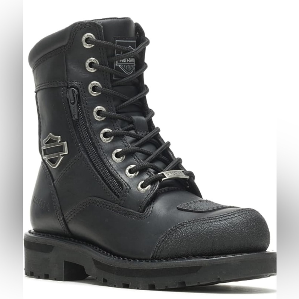 Harley-Davidson Women's Sydney 6 Inch Leather Motorcycle Boots Size 5 1/2 EUC